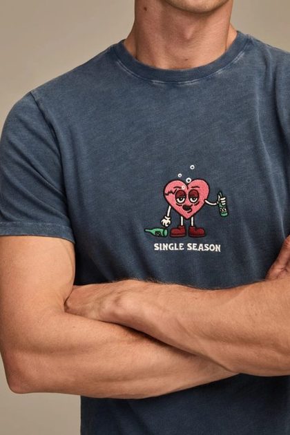 SINGLE SEASON TEE, DARK DENIM