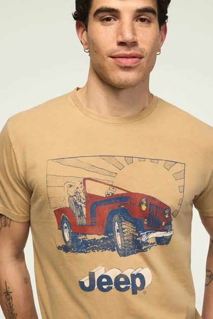 JEEP DRAWING TEE, INCENSE